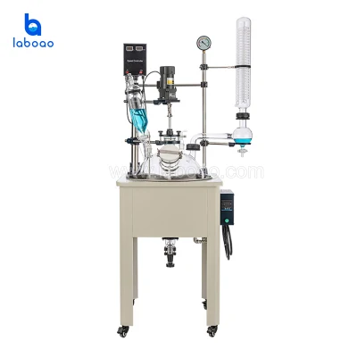 Large Single Layer Vacuum Glass Reactor for Chemical Laboratory